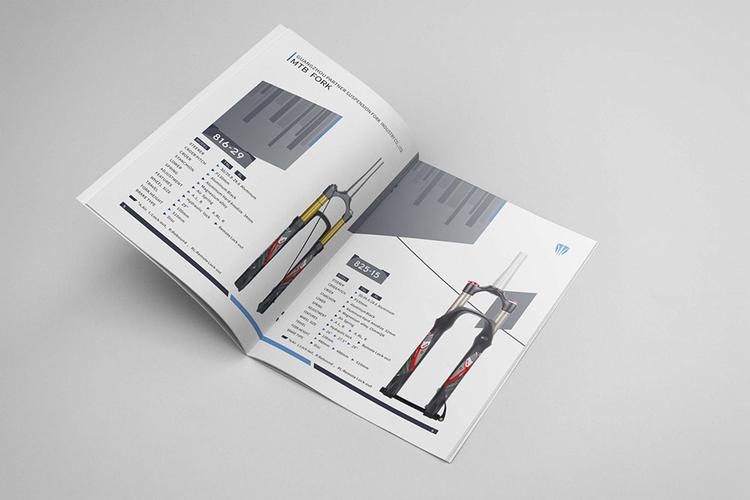 英文单车业企业产品册设计-古柏广告设计